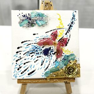 Fluttering Petals & Golden Bloom