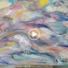 Painting skill demonstration, Bird by the Creek, LIU CHWEN FANG