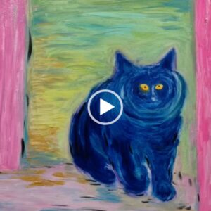 Painting skill demonstration, Mischievous Cat, LIU CHWEN FANG