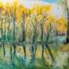 Reflection of Poplar Trees