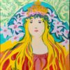 Woman with Lilies