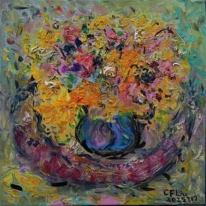 Flowers on the Table by Dr. Liu Chwen Fang