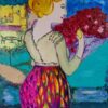 Woman Receiving Roses